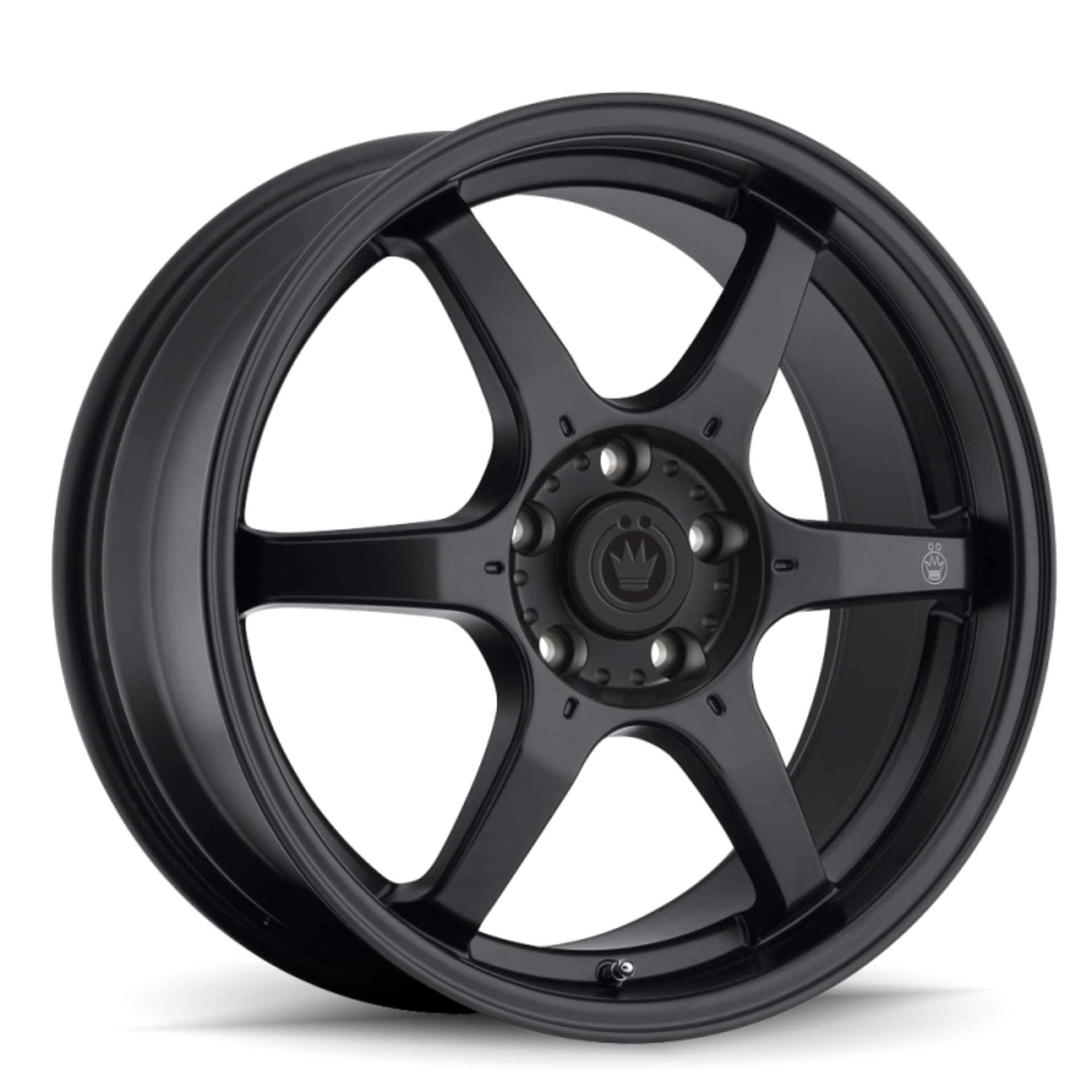 Picture of Konig Backbone 17x7.5 5x114.3 ET45 Matte Black Milling Logo on Spoke
