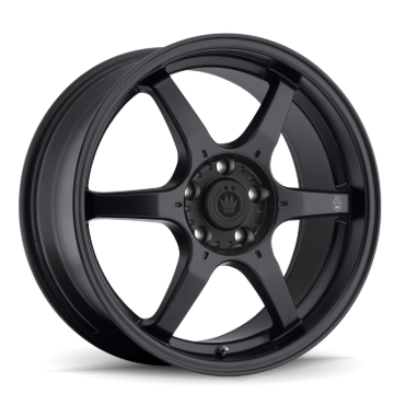 Picture of Konig Backbone 16x7 4x100 ET40 Matte Black Milling Logo on Spoke
