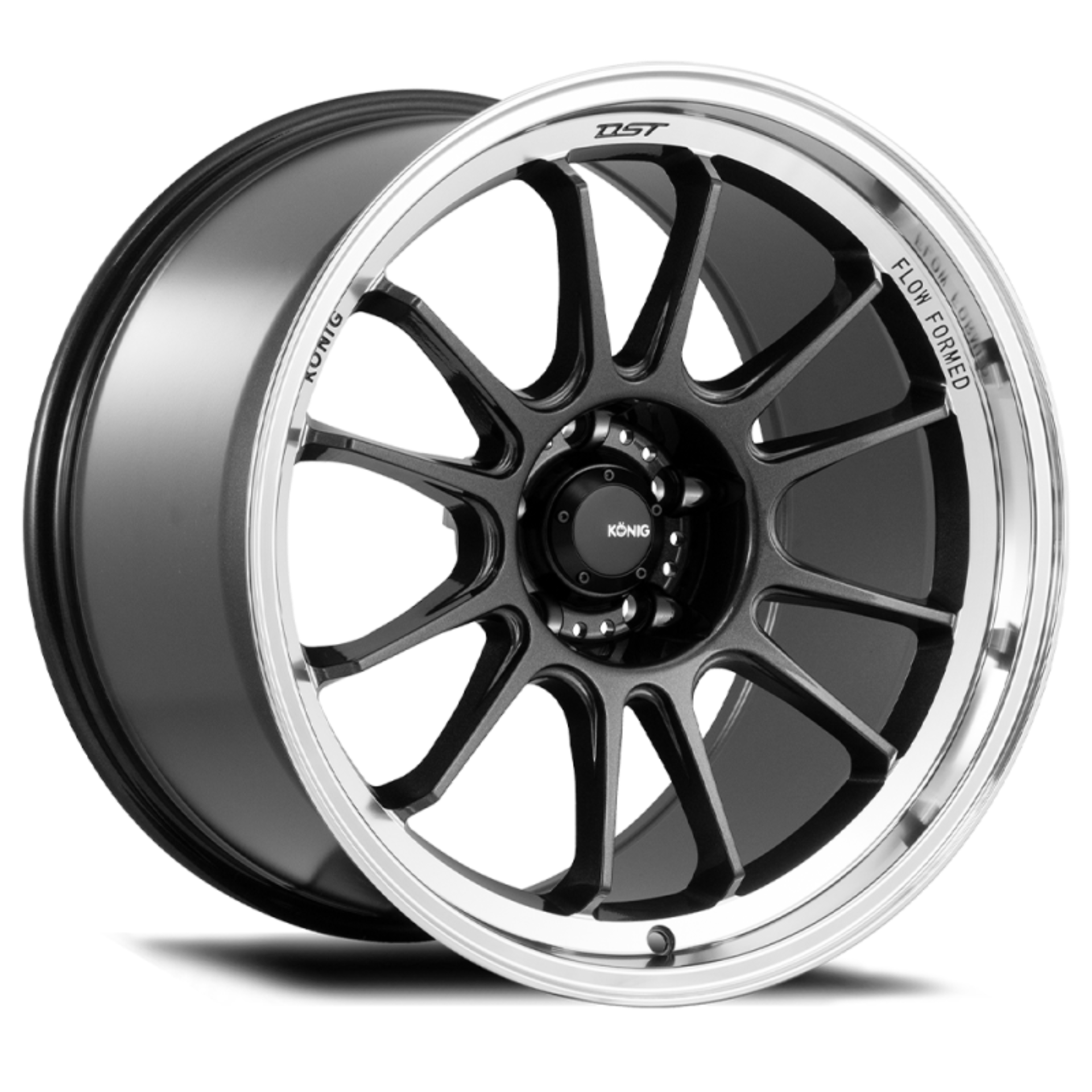 Picture of Konig Hypergram 18x11 5x112 ET40 Metallic Carbon w/ Machined Lip