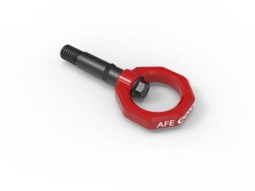 Picture of aFe Control Rear Tow Hook Red 20-21 Toyota GR Supra (A90)