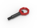 Picture of aFe Control Front Tow Hook Red 20-21 Toyota GR Supra (A90)