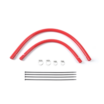 Picture of Mishimoto 91-01 Jeep Cherokee XJ 4.0L Silicone Heater Hose Kit - Red