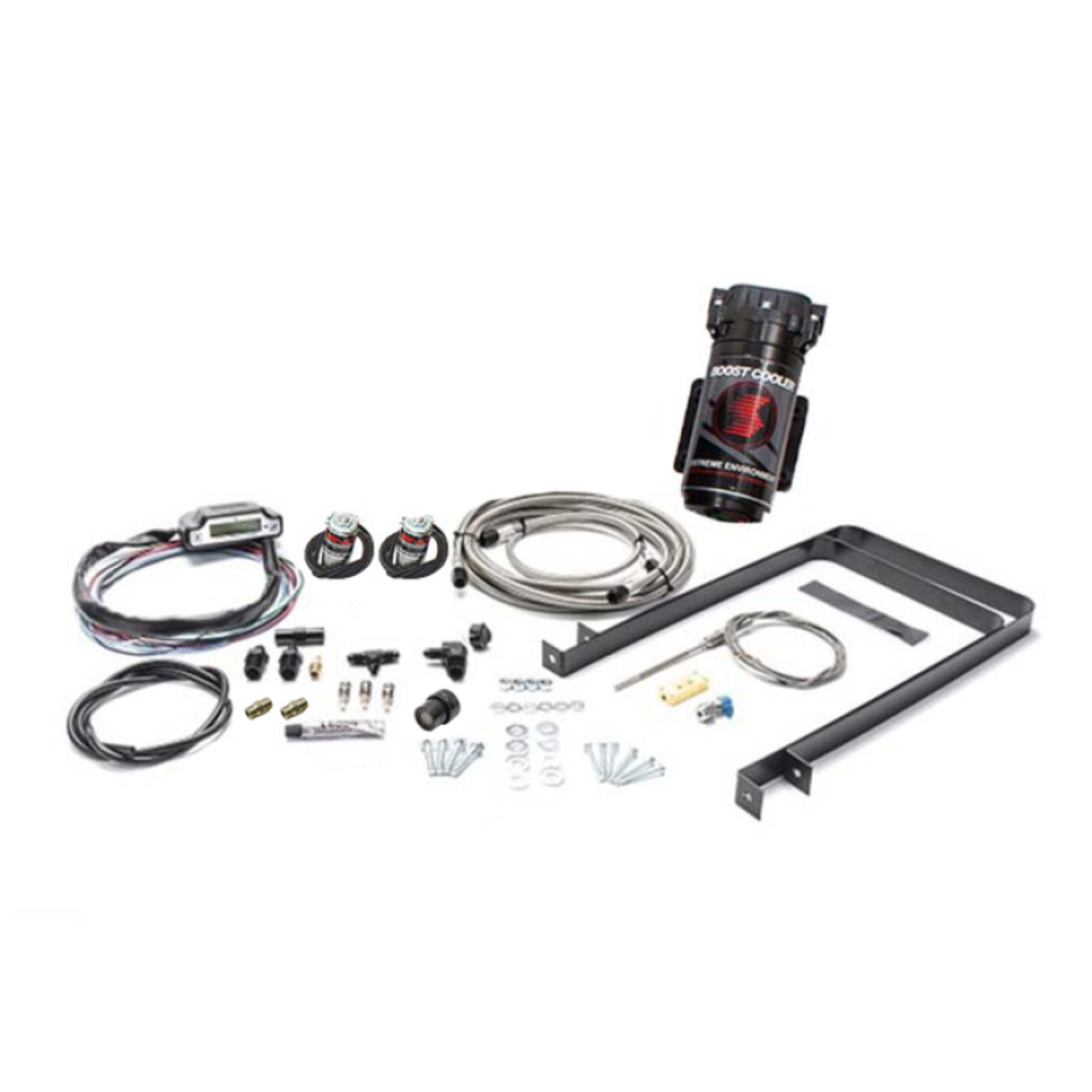 Picture of Snow Performance 94-17 Ford Stg 3 Boost Cooler Water Injection Kit (w/SS Braided Line/4AN) w/o Tank