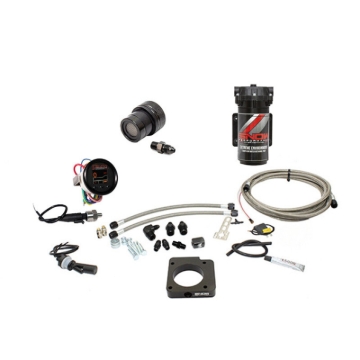 Picture of Snow Performance 05-14 STI Stg 2 Boost Cooler Water Inj. Kit (SS Braided Line/4AN Fittings) w/o Tank
