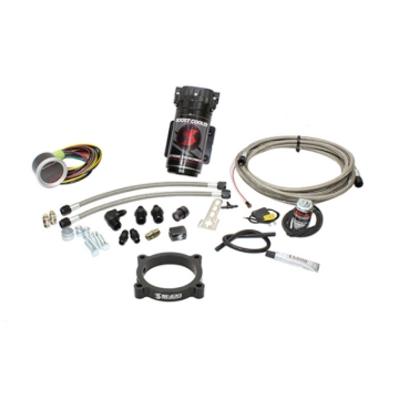 Picture of Snow Performance 11-17 Mustang Stg 2 Boost Cooler F/I Water Inj. Kit (SS Brded Line/4AN Fittings) w/