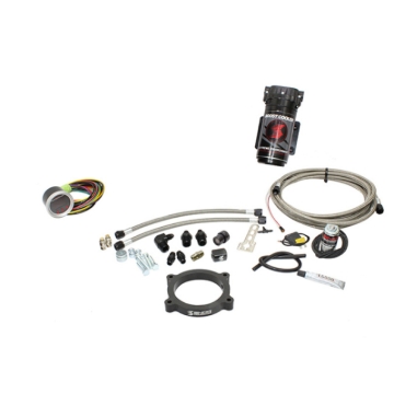 Picture of Snow Performance 16-17 Camaro Stg 2 Bst Cooler F/I Water Injection Kit (SS Brded Line/4AN) w/o Tank