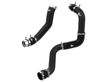 Picture of aFe BladeRunner Black 3in Aluminum Charge Pipe Kit 20-21 GM Diesel Trucks V8-6.6L (td) L5P
