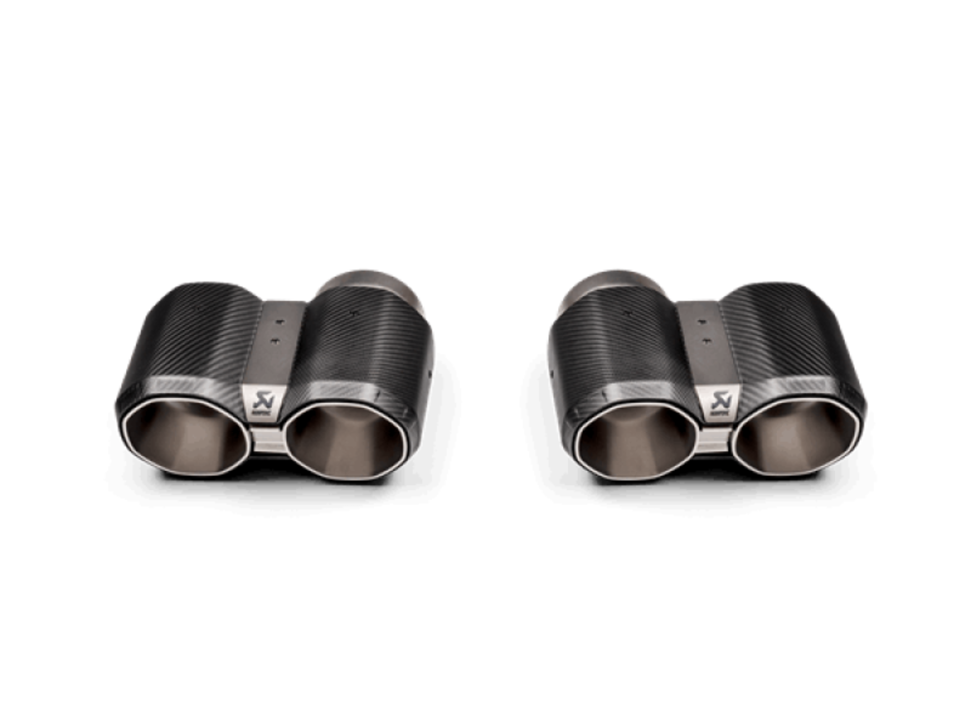 Picture of Akrapovic 2021+ BMW G87 M2, G80 M3 & G82 M4 Octagonal Carbon Design Tail Pipe Set