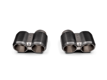 Picture of Akrapovic 2021+ BMW G87 M2, G80 M3 & G82 M4 Octagonal Carbon Design Tail Pipe Set