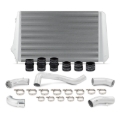Picture of Mishimoto 17-19 GM L5P Duramax Intercooler Kit - Silver w/ Polished Pipes