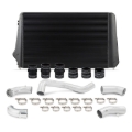 Picture of Mishimoto 17-19 GM L5P Duramax Intercooler Kit - Black w/ Polished Pipes
