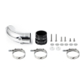 Picture of Mishimoto 17-19 GM L5P Duramax Intercooler Kit - Black w/ Polished Pipes