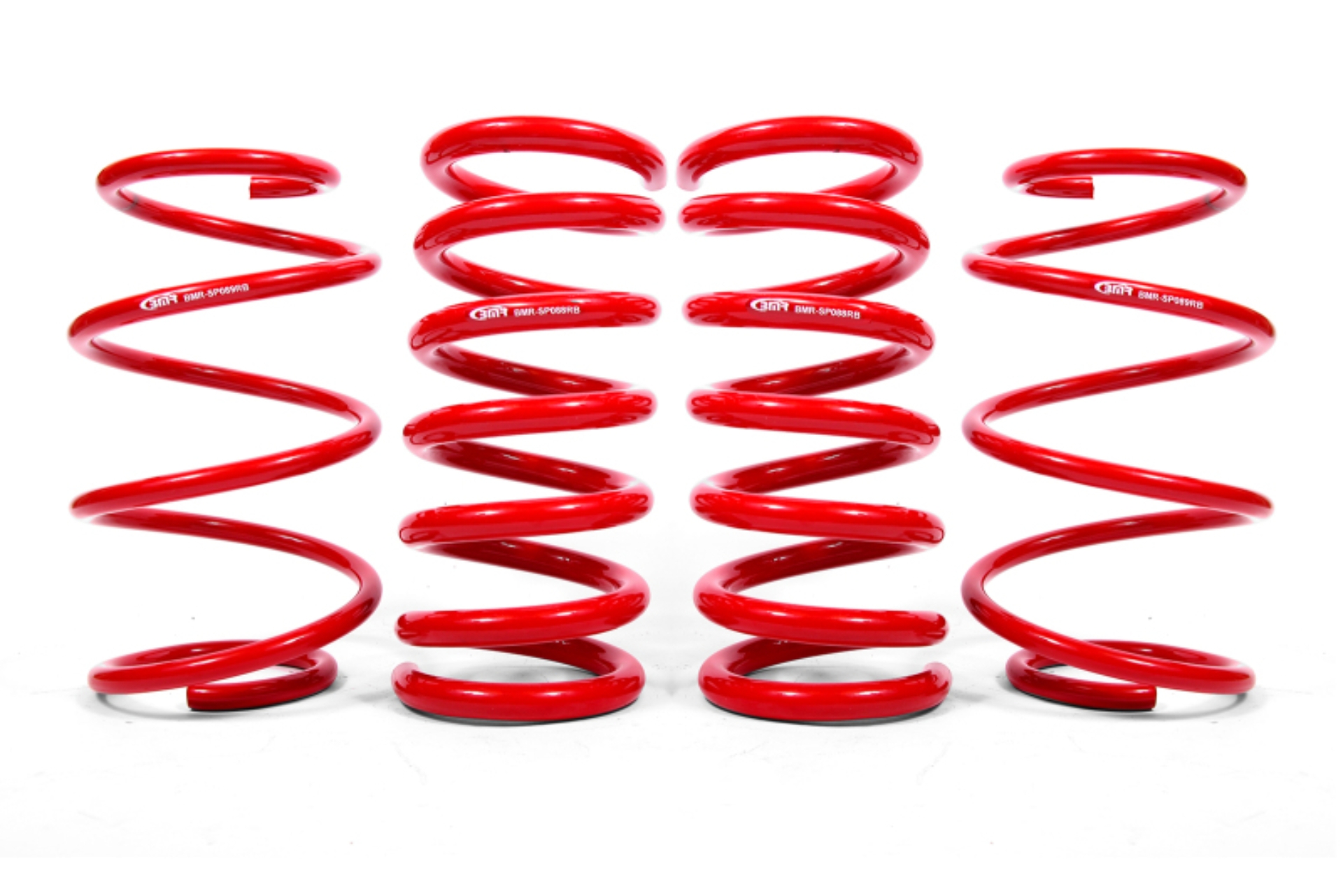 Picture of BMR 15-20 Ford Mustang S550 Lowering Spring Kit (Set Of 4) - Red