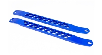 Picture of Torque Solution Billet Strut Cross Braces (Blue) Toyota GR Supra MKV A90 / A91