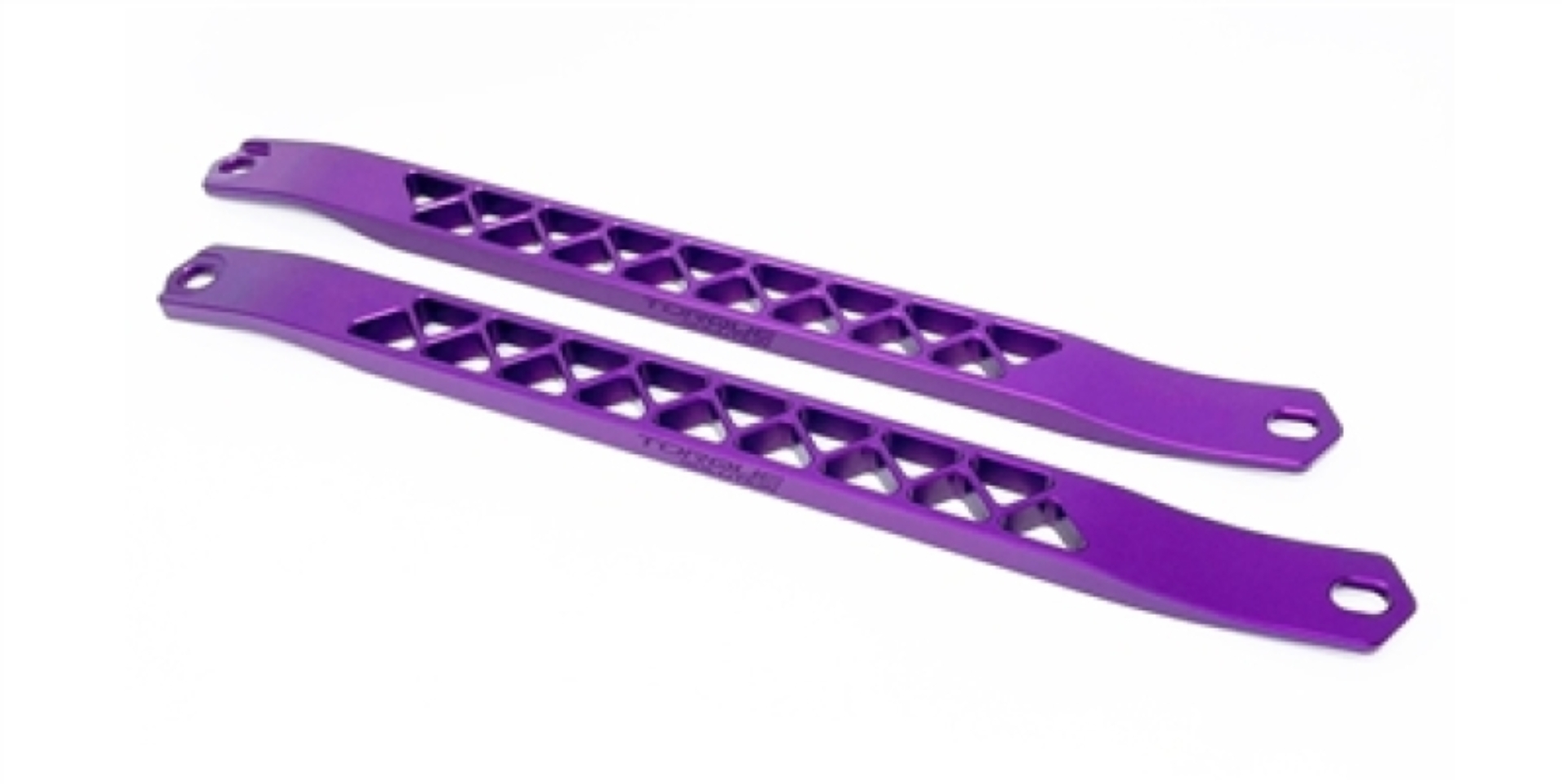 Picture of Torque Solution Billet Strut Cross Braces (Purple) Toyota GR Supra MKV A90 / A91