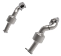 Picture of aFe Twisted Steel Down Pipe 409SS w/ Cat 16-17 Toyota Tacoma V6-3.5L