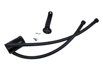 Picture of J&L 20-26 Chevy Silverado/GMC Sierra 2500/3500 6.6L Drivers Side Oil Separator 3.0 - Black Anodi