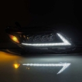 Picture of AlphaRex 2011+ Toyota Sienna NOVA LED Proj Headlights Plank Style Black w/Activ Light/Seq Signal/DRL