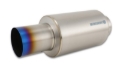 Picture of Vibrant Titanium Muffler w/Straight Cut Burnt Tip 4in Inlet / 4in Outlet