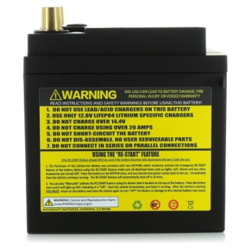Picture of Antigravity H6/Group 48 Lithium Car Battery w/Re-Start