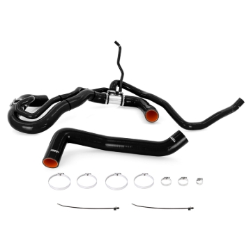 Picture of Mishimoto 17-19 Chevrolet Duramax 6.6L L5P Black Silicone Radiator Hose Kit