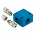 Picture of Autometer Transmission Line Adapter Fitting for 5/16in O.D. Tubing 1/2in NPTF