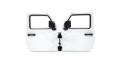 Picture of Body Armor 4x4 1997+ Jeep Wrangler Door Storage Bar