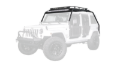 Picture of Body Armor 4x4 07-18 Jeep Wrangler JK Windshield Light Bar