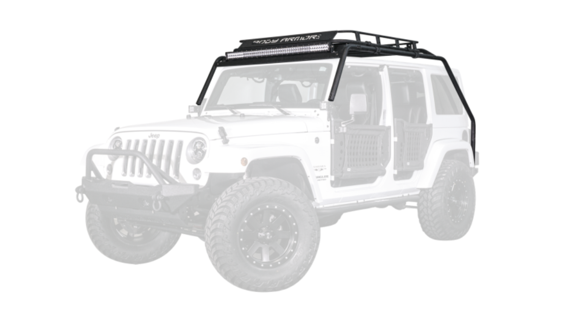 Picture of Body Armor 4x4 07-18 Jeep Wrangler JK Windshield Light Bar