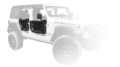 Picture of Body Armor 4x4 2018+ Jeep Wrangler JL and Gladiator JT Trail Doors Rear Pair