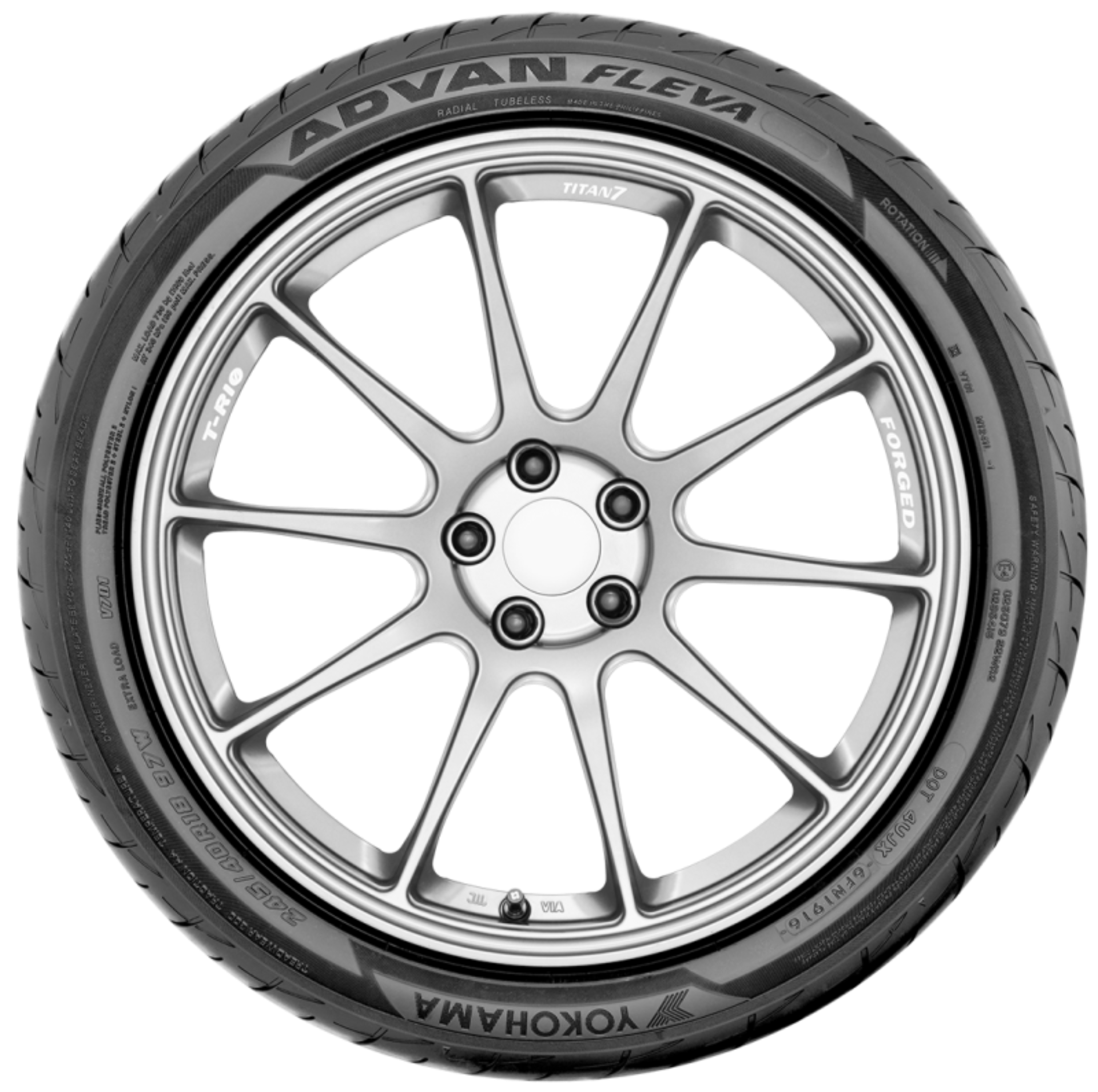 Picture of Yokohama Tire YOK Advan Fleva V701 Tire Automotive/UTV Tires - 110170146