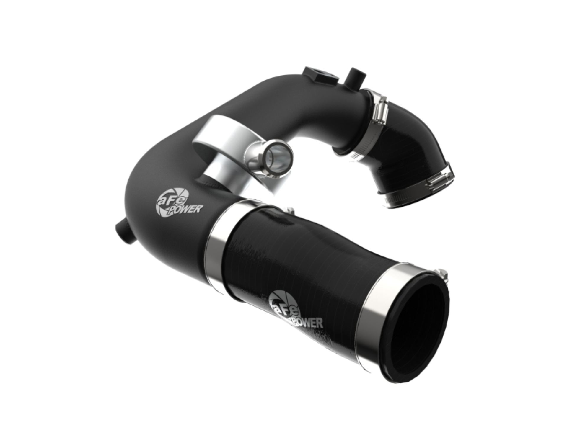 Picture of aFe BladeRunner 2 1/2in Intercooler Hot Side Charge Pipe 18-21 Jeep Wrangler JL L4-2.0L (t) - Black