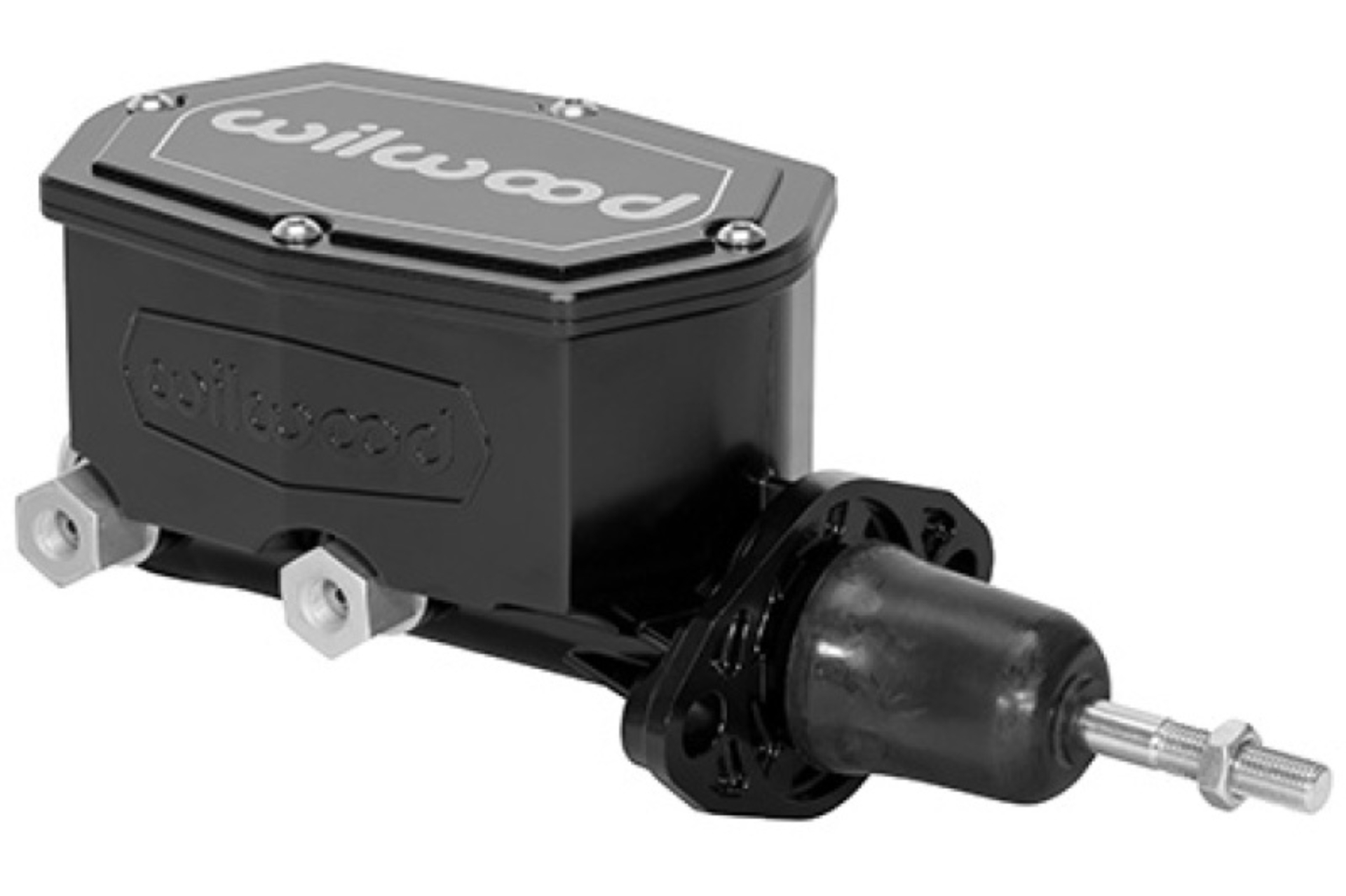 Picture of Wilwood Corvette C2 Compact Tandem Master Cylinder - 15/16in Bore Ball Black