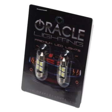 Picture of Oracle 33MM 4 LED 3-Chip Festoon Bulbs (Pair) - Cool White