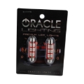 Picture of Oracle 44MM 6 LED 3-Chip Festoon Bulbs (Pair) - Green
