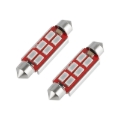 Picture of Oracle 44MM 6 LED 3-Chip Festoon Bulbs (Pair) - Red