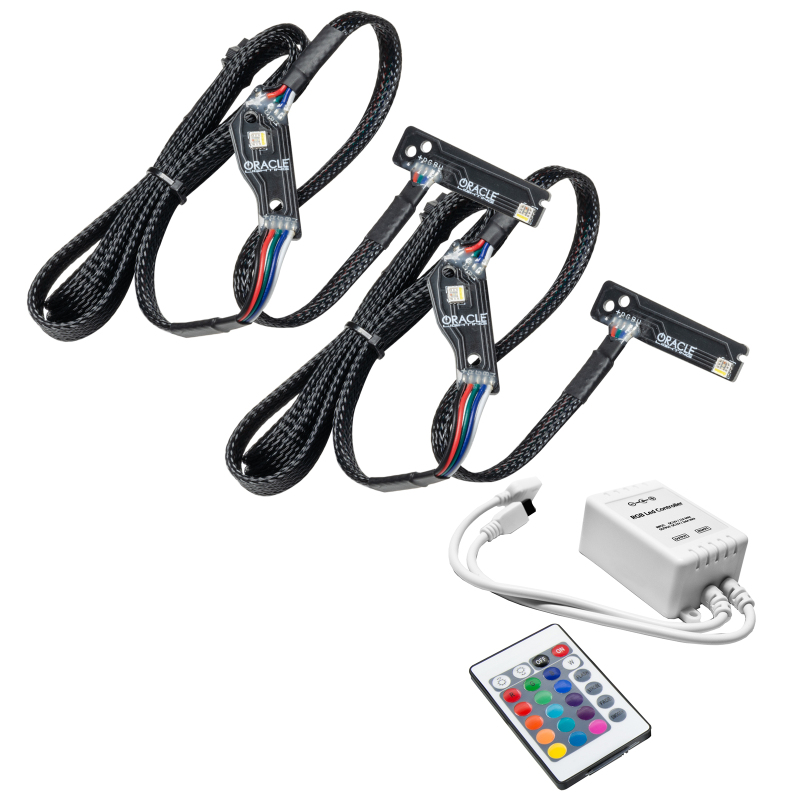 Picture of Oracle 15-21 Nissan GT-R Lightning Bolt Headlight DRL RGB+W w/ Simple Controller