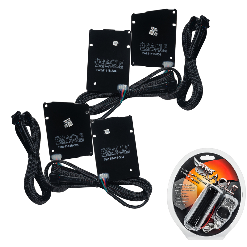 Picture of Oracle 19-21 Chevy Camaro LS/LT RGB+A Headlight DRL Kit - ColorSHIFT w/ RF Controller