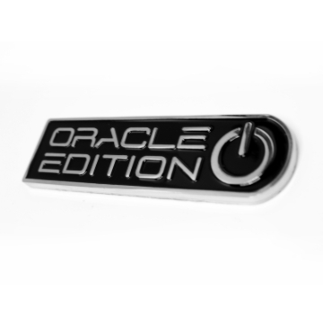 Picture of Oracle Edition Badge - Left/Driver - Black/White