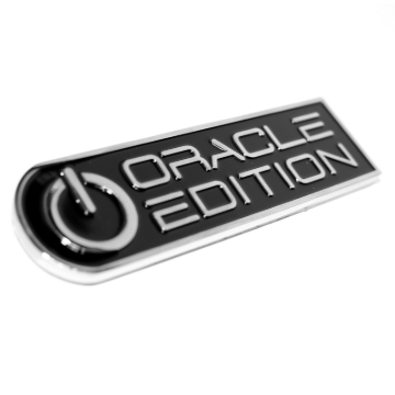 Picture of Oracle Edition Badge - Right/Passenger - Black/White