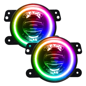 Picture of Oracle Jeep Wrangler JK/JL/JT High Performance W LED Fog Lights - ColorSHIFT - Dynamic