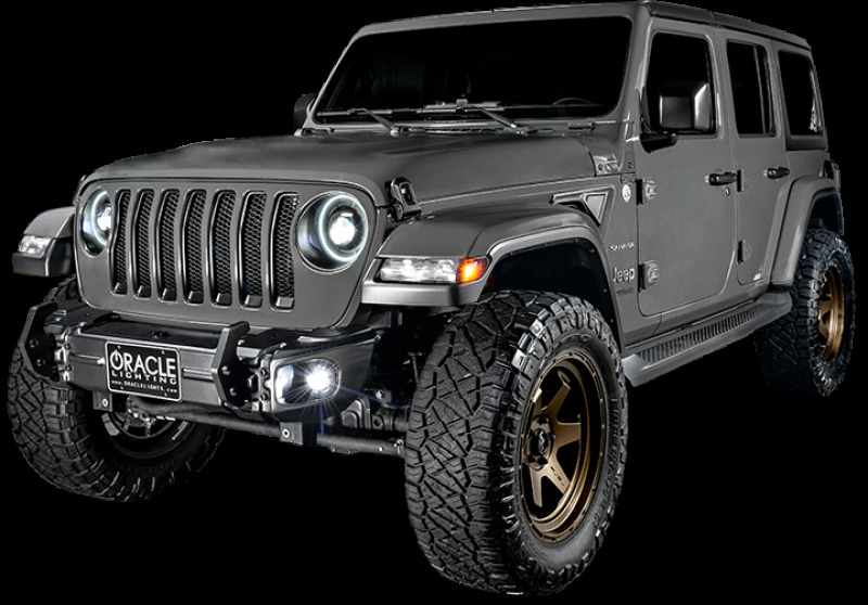 Picture of Oracle Jeep Wrangler JL/Gladiator JT Sport High Performance W LED Fog Lights - Red
