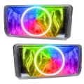 Picture of Oracle 07-15 Chevrolet Silverado Pre-Assembled Fog Lights - ColorSHIFT