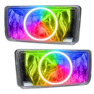 Picture of Oracle 07-15 Chevrolet Silverado Pre-Assembled Fog Lights - ColorSHIFT