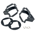 Picture of Oracle Jeep JK Fog Light to Cube Light Conversion Mount Brackets (Pair) w/ Bezel