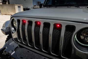Picture of Oracle Pre-Runner Style LED Grille Kit for Jeep Wrangler JL - Red