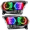 Picture of Oracle 11-13 Dodge Durango SMD HL Halogen - Black - ColorSHIFT w/o Controller