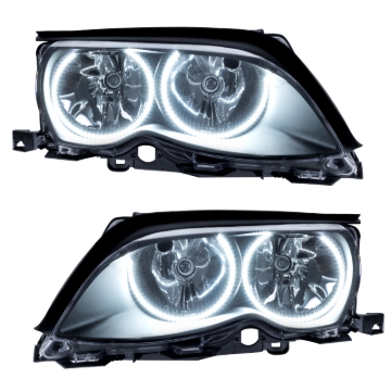 Picture of Oracle 02-05 BMW 3 Series SMD HL - Black - White