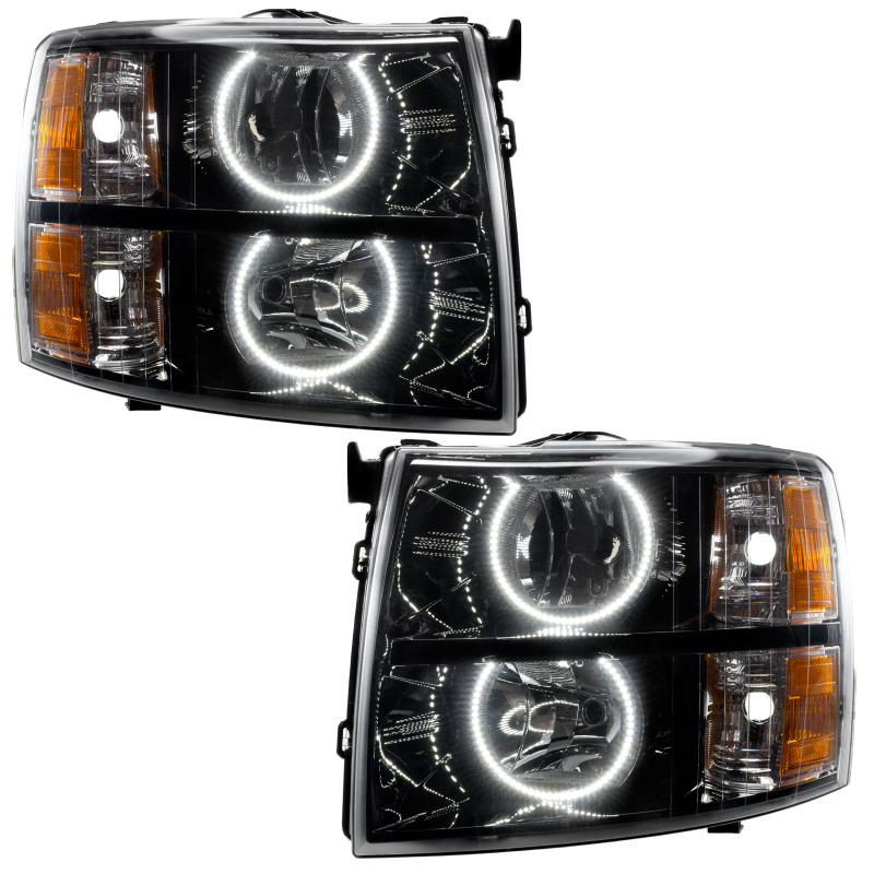 Picture of Oracle 07-13 Chevrolet Silverado SMD HL - Black - Round Style - White