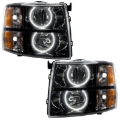 Picture of Oracle 07-13 Chevrolet Silverado SMD HL - Black - Round Style - White